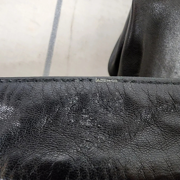 Gucci Tom Ford Vintage 1999 Black Leather Pants Size 40/ 27W Luxury Designer - Picture 14 of 16